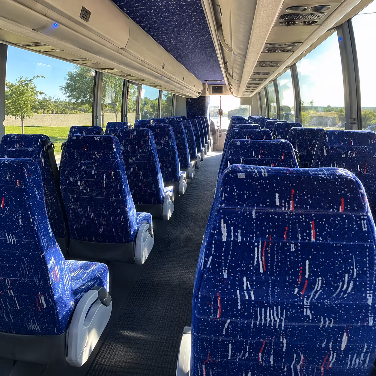 bus rentals for roseville church volunteer and community service groups