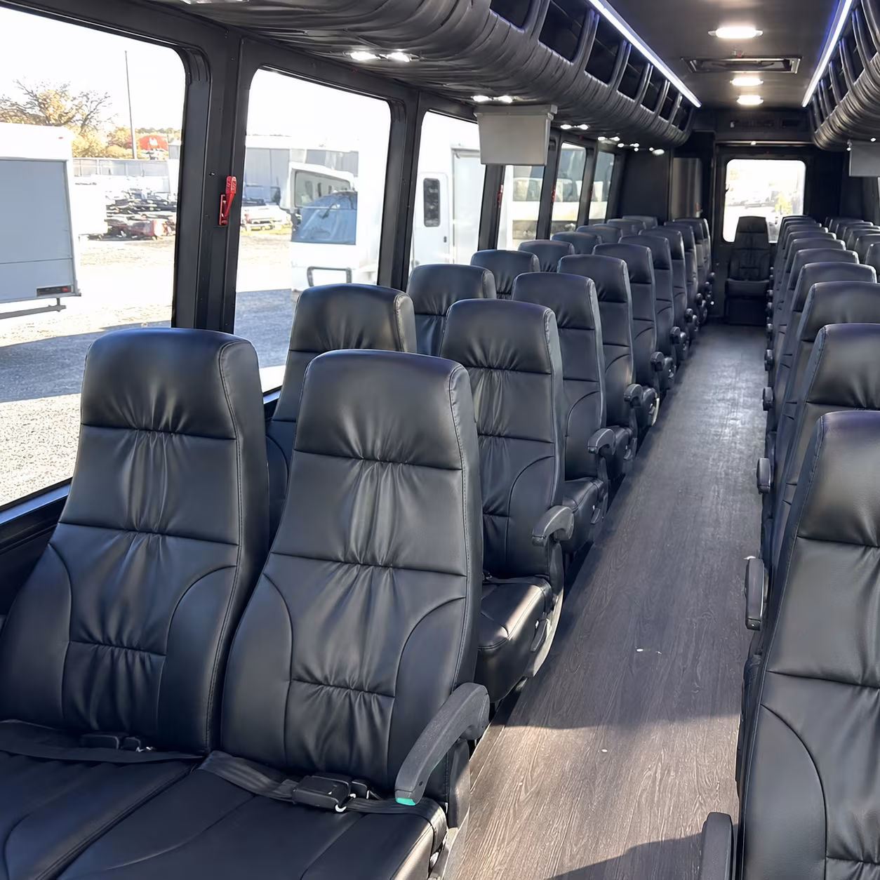 charter buses for roseville vineyard and winery wedding weekends