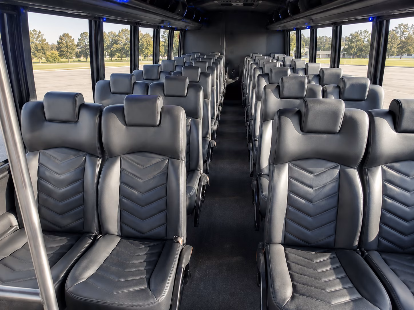 roseville 15 passenger minibus inside