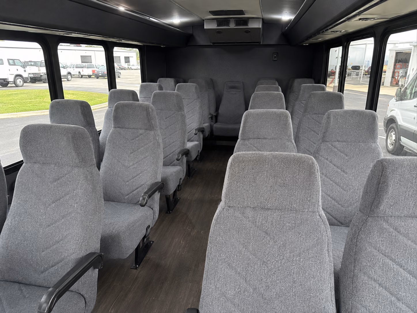 roseville 20 passenger minibus interior