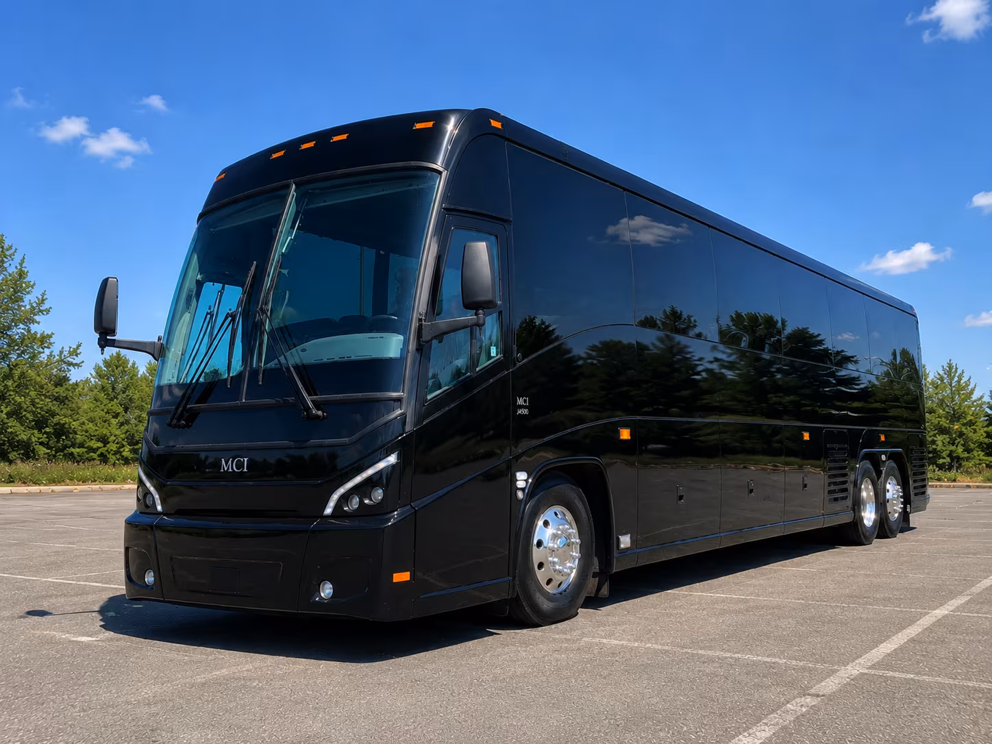 roseville 56 passenger charter bus