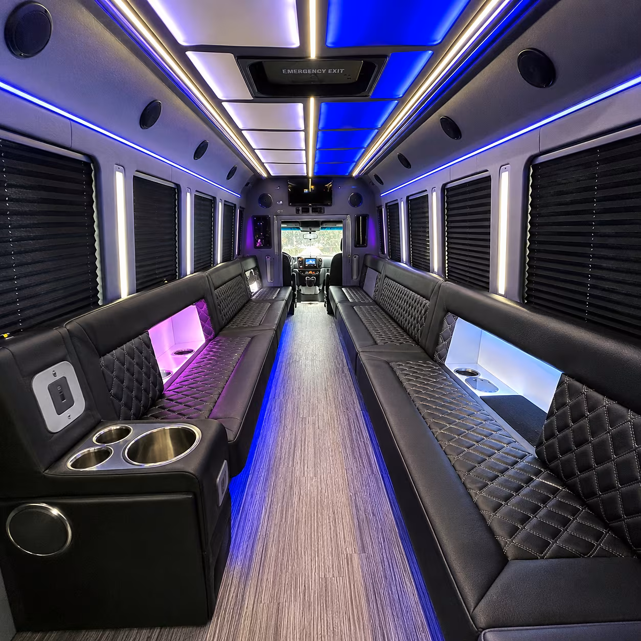 roseville party bus inside