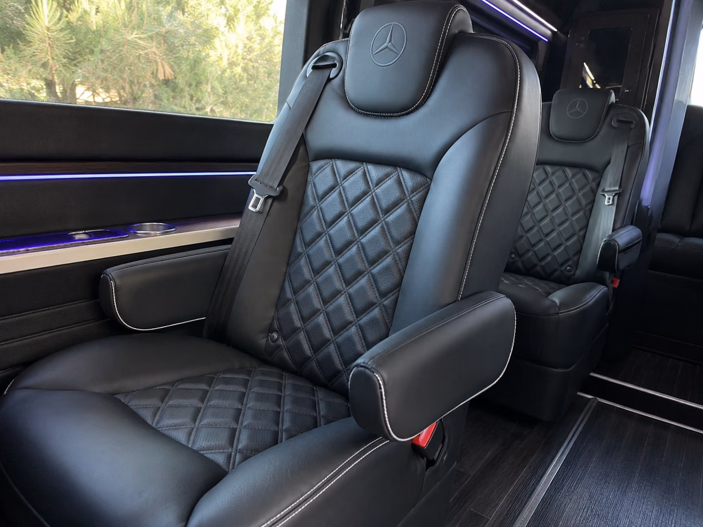 roseville private event transportation onboard seating