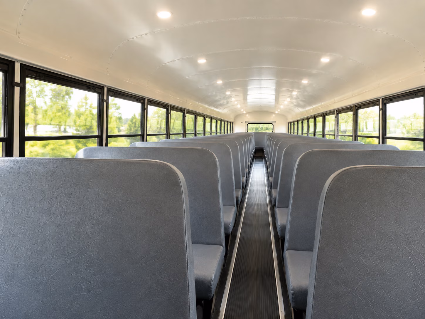 roseville school bus interior