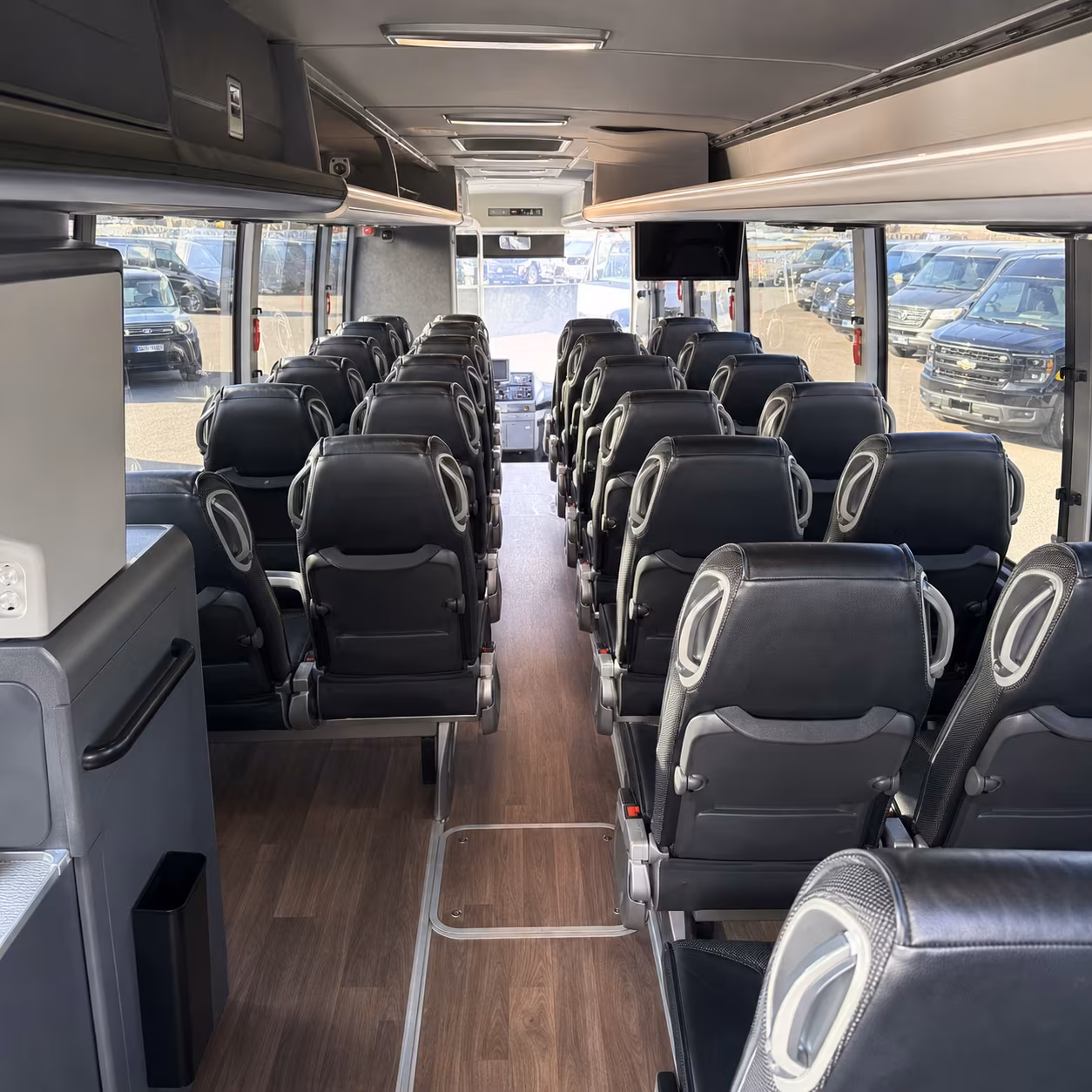 roseville school event transportation onboard seating