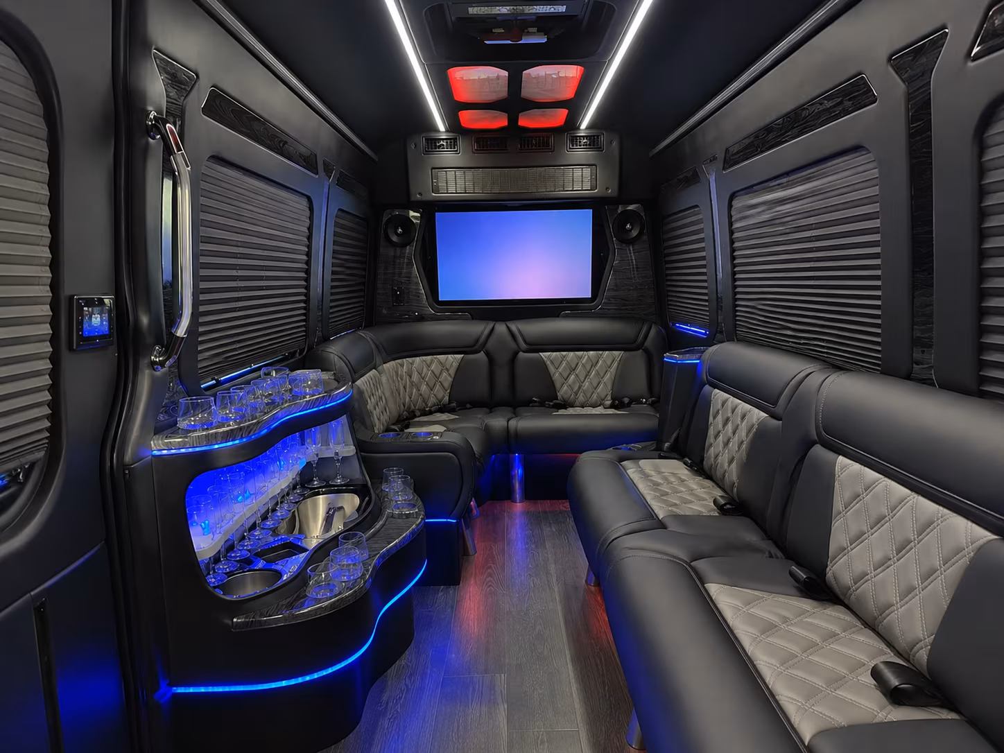 roseville sprinter limousine inside