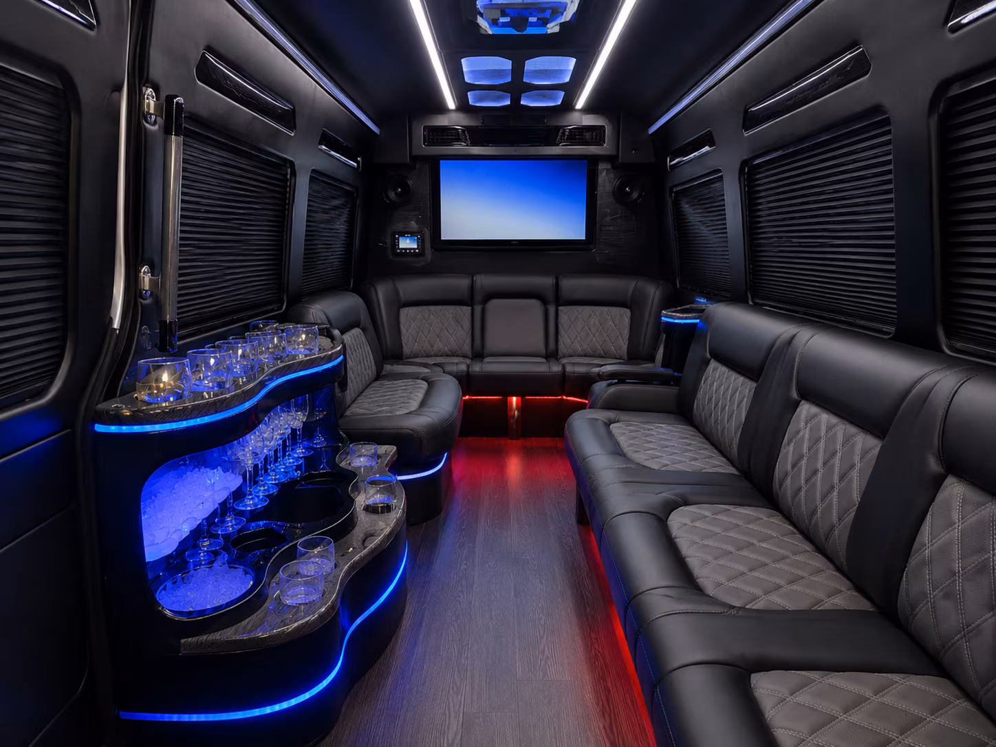 sprinter vans for smaller roseville prom groups riding in style